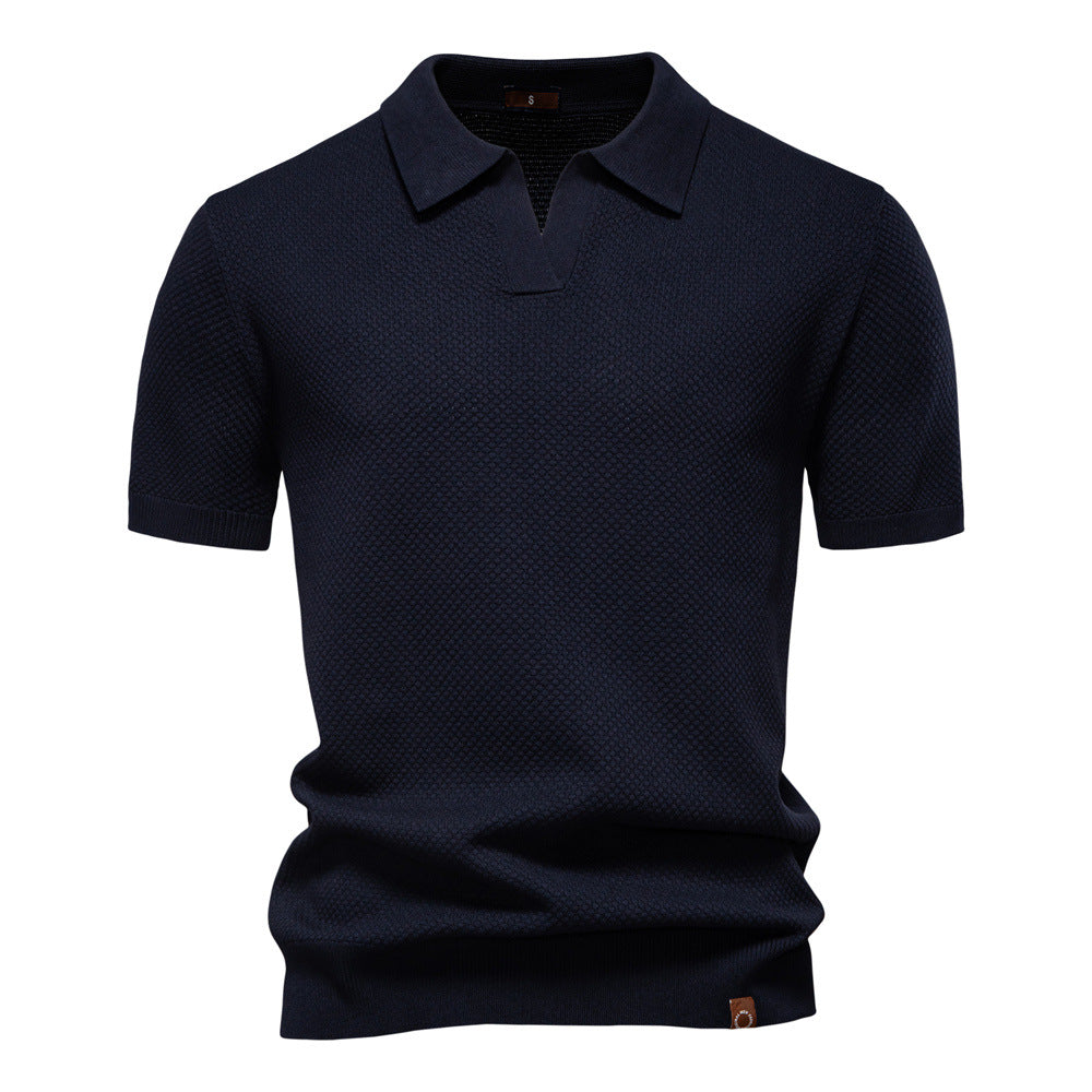 Van Delft Mode® | Elegante polo met korte mouwen