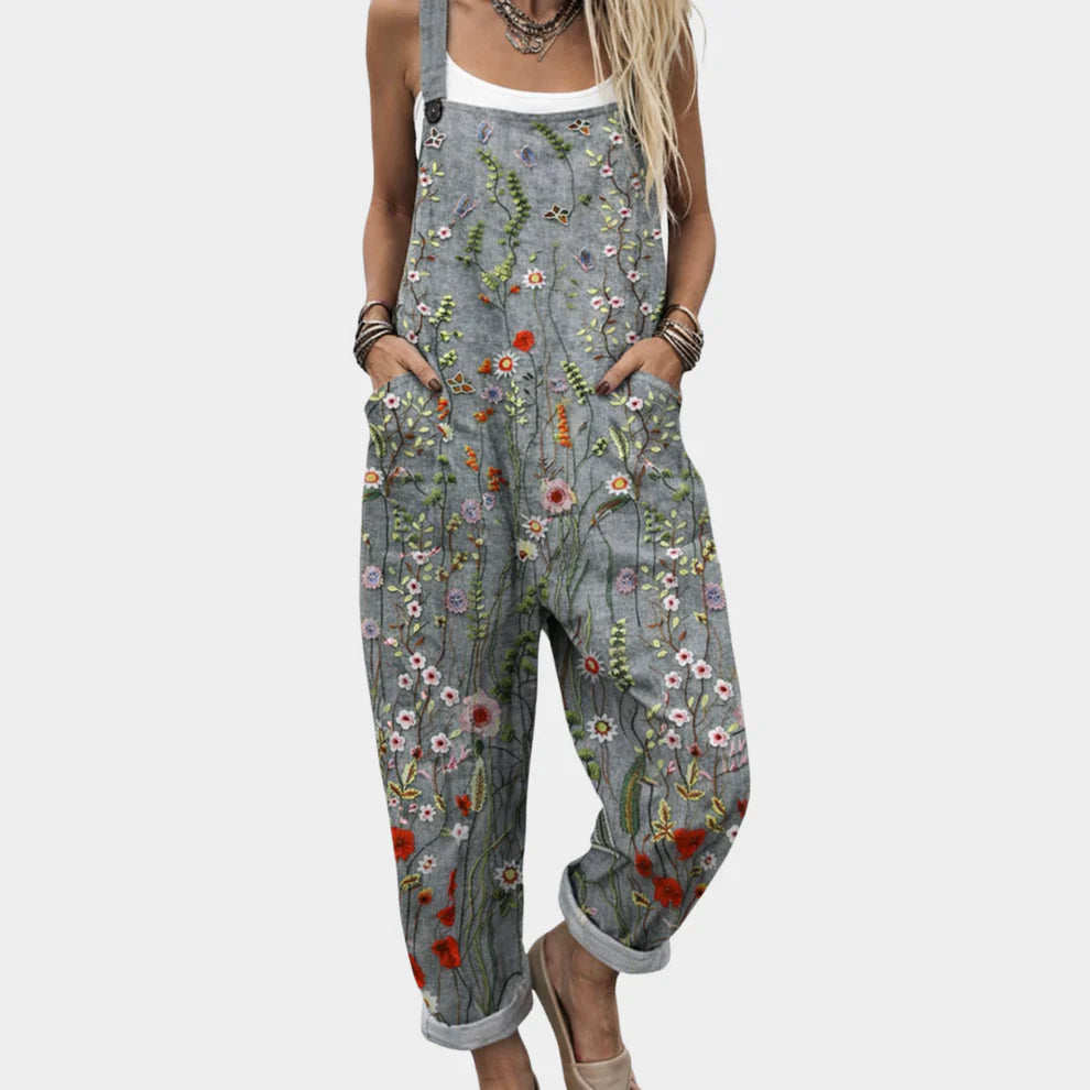 Van Delft Mode® | Comfortabele tuinbroek met print