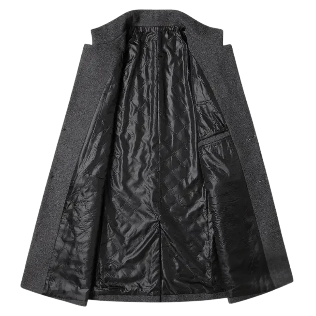 Van Delft Mode® | Kasjmier-wollen heren trenchcoat