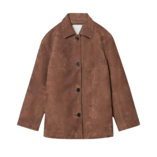 Van Delft Mode® | Collared Suede Jacket