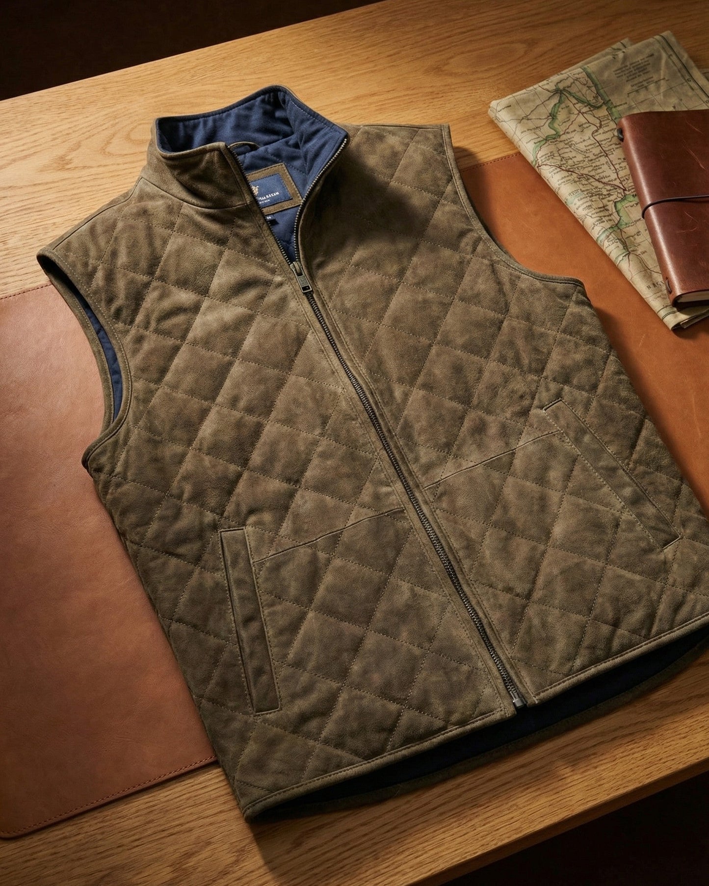 Van Delft Mode® | Comfort Suède Bodywarmer