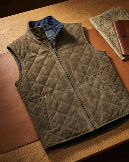 Van Delft Mode® | Comfort Suède Bodywarmer