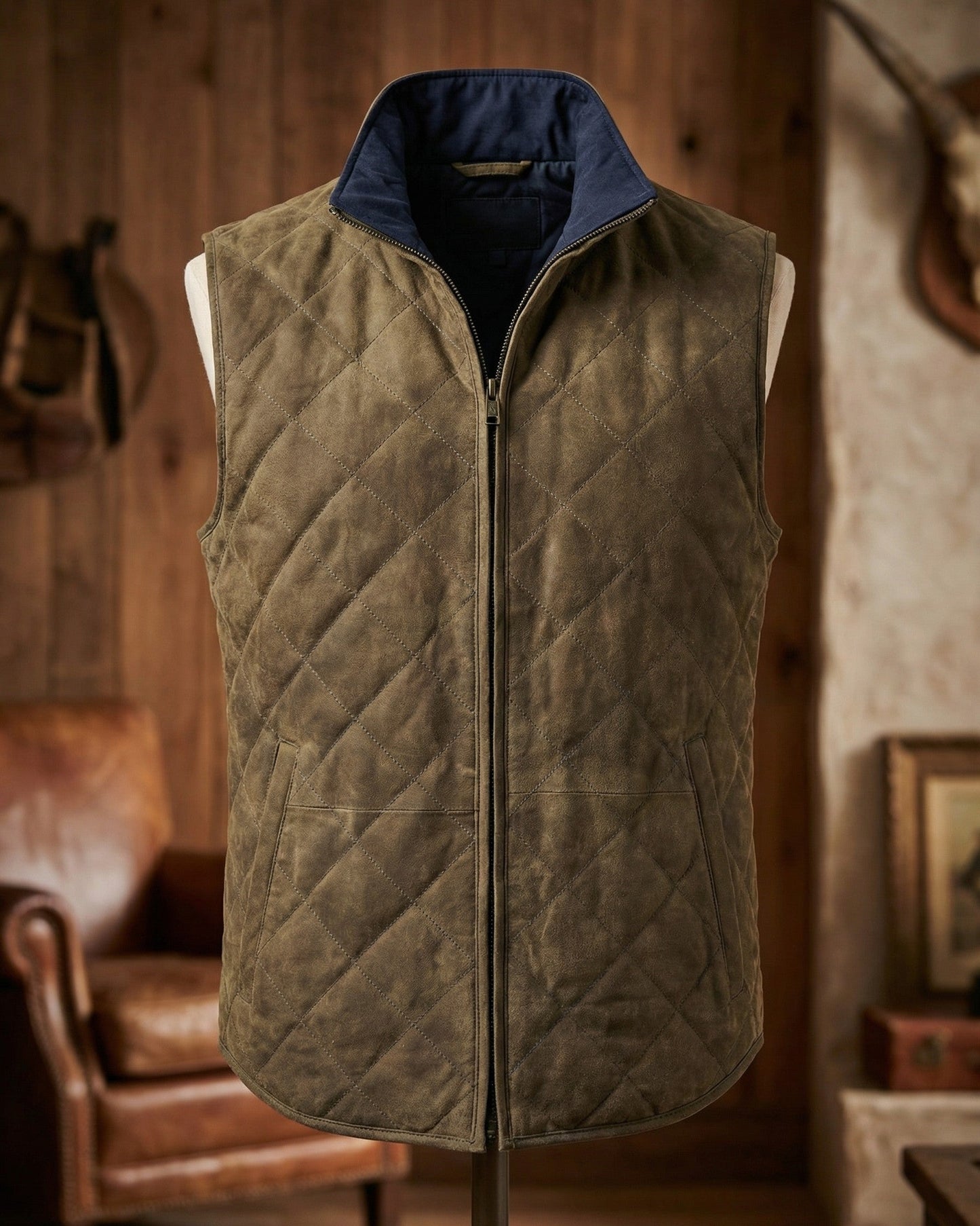 Van Delft Mode® | Comfort Suède Bodywarmer