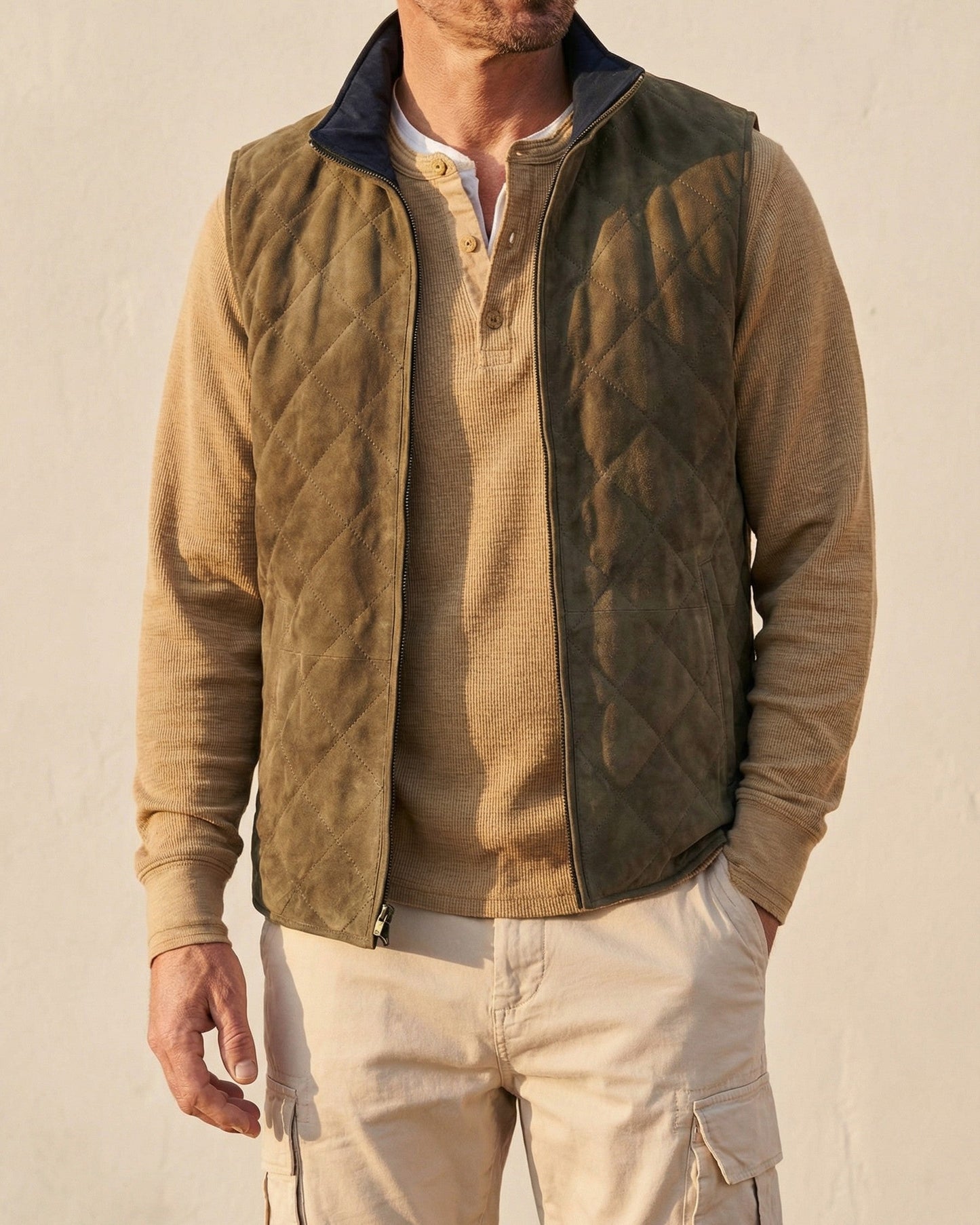 Van Delft Mode® | Comfort Suède Bodywarmer