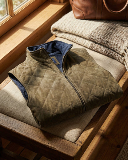 Van Delft Mode® | Comfort Suède Bodywarmer