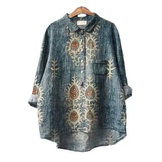 Van Delft Mode® | Luchtige comfortabele zomerblouse ( TIJDELIJK 1+1 GRATIS!)