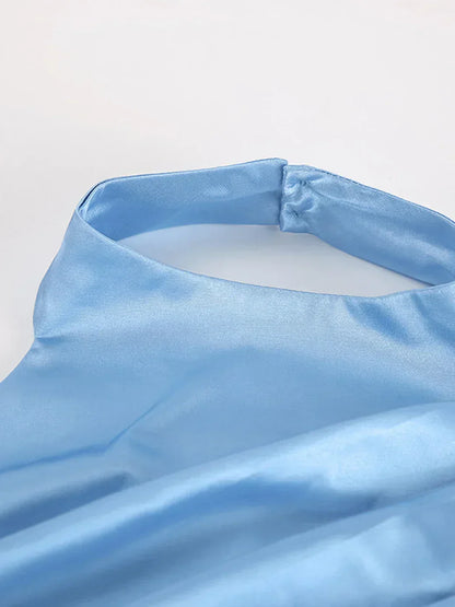 Van Delft Mode®| Satijnen Dames Jurk