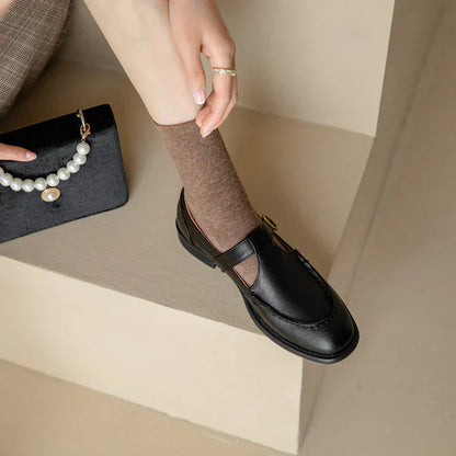 Van Delft Mode®| Retro-geïnspireerde Leren Schoenen