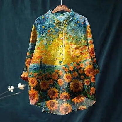 Van Delft Mode® | Luchtige comfortabele zomerblouse ( TIJDELIJK 1+1 GRATIS!)