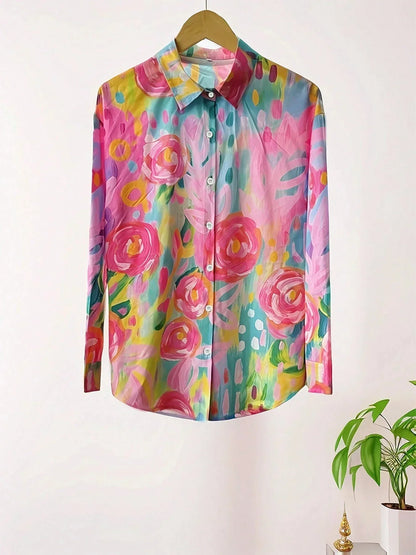 Van Delft Mode® | Kleurrijke Lente Blouse