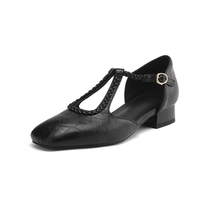 Van Delft Mode®| Retro Lederen Ballerina's