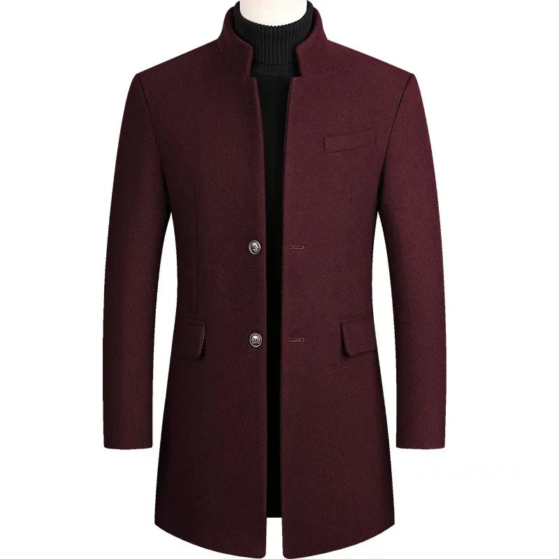 Van Delft Mode® | Kasjmier-wollen heren trenchcoat