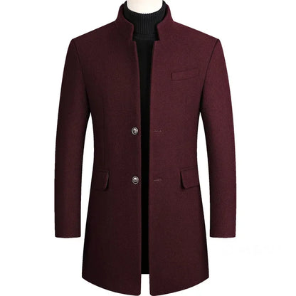 Van Delft Mode® | Kasjmier-wollen heren trenchcoat