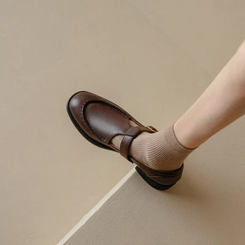 Van Delft Mode®| Retro-geïnspireerde Leren Schoenen