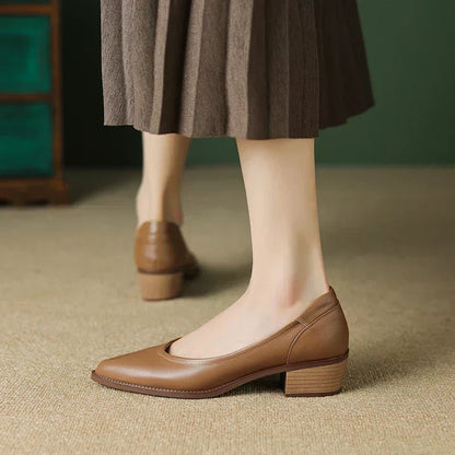 Van Delft Mode®| Elegante Mid-Hak Schoenen