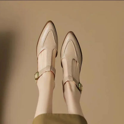 Van Delft Mode®| Klassieke Buckle Leren Schoenen