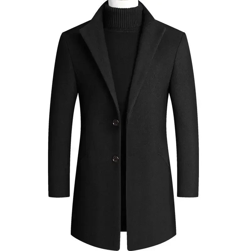 Van Delft Mode® | Kasjmier-wollen heren trenchcoat