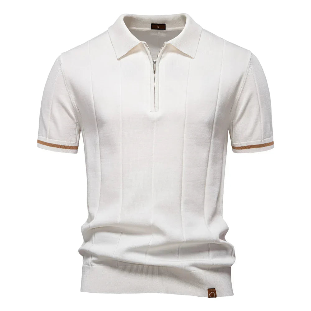 Van Delft Mode® | Zomerse Polo met Rits