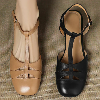 Van Delft Mode®| Vlechtleren Ballerina's