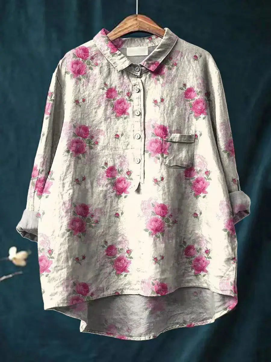 Van Delft Mode® | Luchtige comfortabele zomerblouse ( TIJDELIJK 1+1 GRATIS!)
