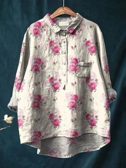 Van Delft Mode® | Luchtige comfortabele zomerblouse ( TIJDELIJK 1+1 GRATIS!)