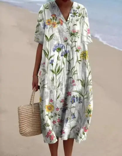 Van Delft Mode® | Zomerse bloemenjurk