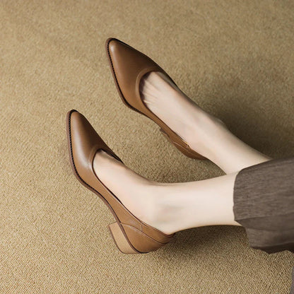 Van Delft Mode®| Elegante Mid-Hak Schoenen