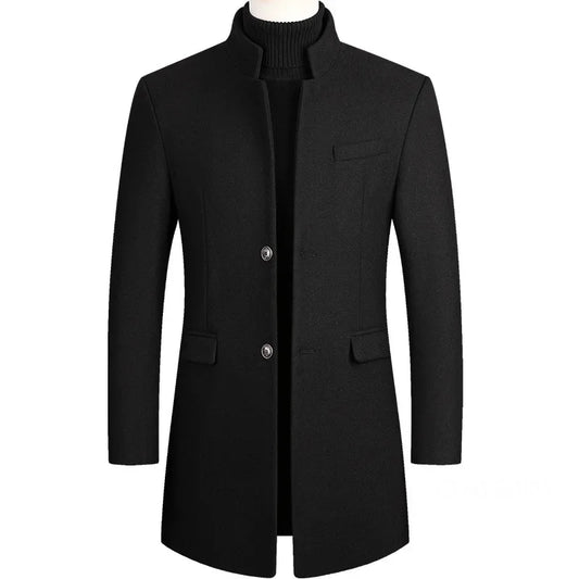 Van Delft Mode® | Kasjmier-wollen heren trenchcoat