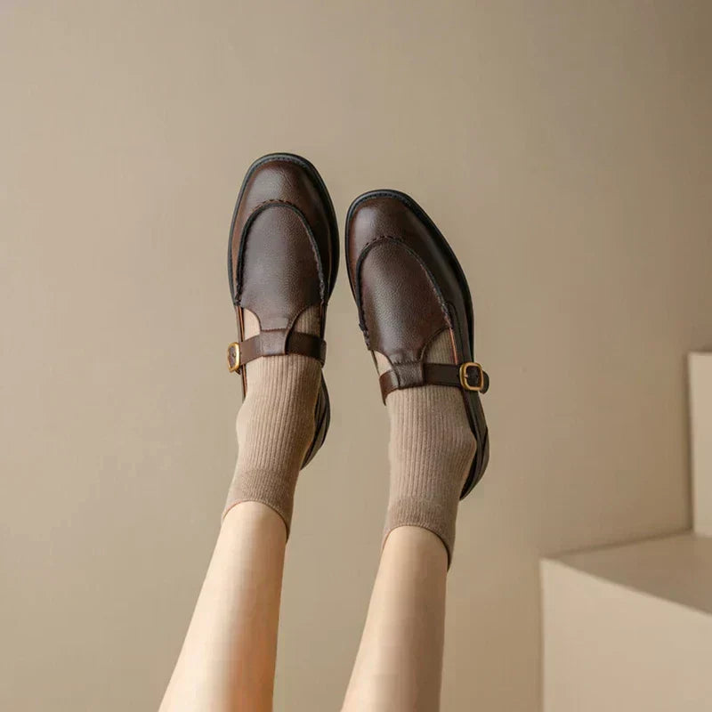 Van Delft Mode®| Retro-geïnspireerde Leren Schoenen