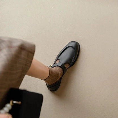 Van Delft Mode®| Retro-geïnspireerde Leren Schoenen