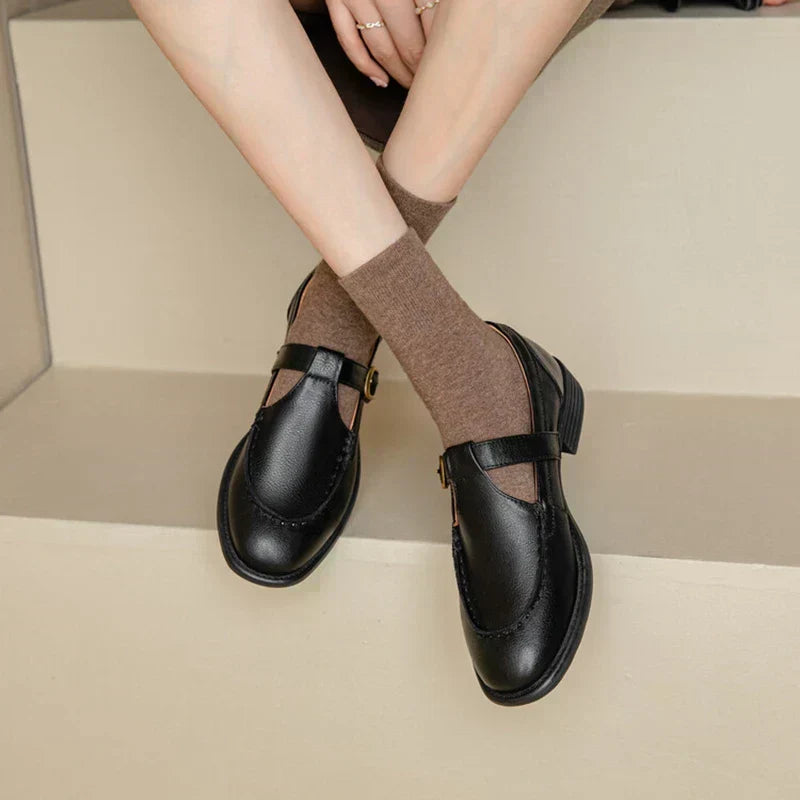 Van Delft Mode®| Retro-geïnspireerde Leren Schoenen