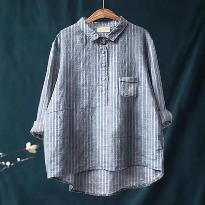 Van Delft Mode® | Luchtige comfortabele zomerblouse ( TIJDELIJK 1+1 GRATIS!)