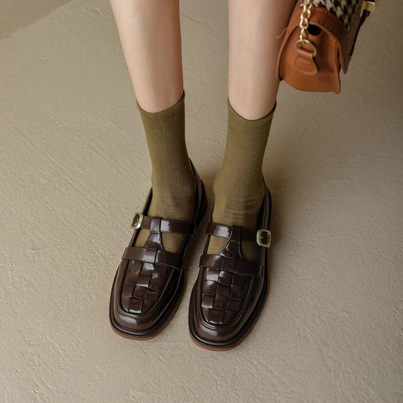 Van Delft Mode®| Vintage-Stijl Retro Ballerina's