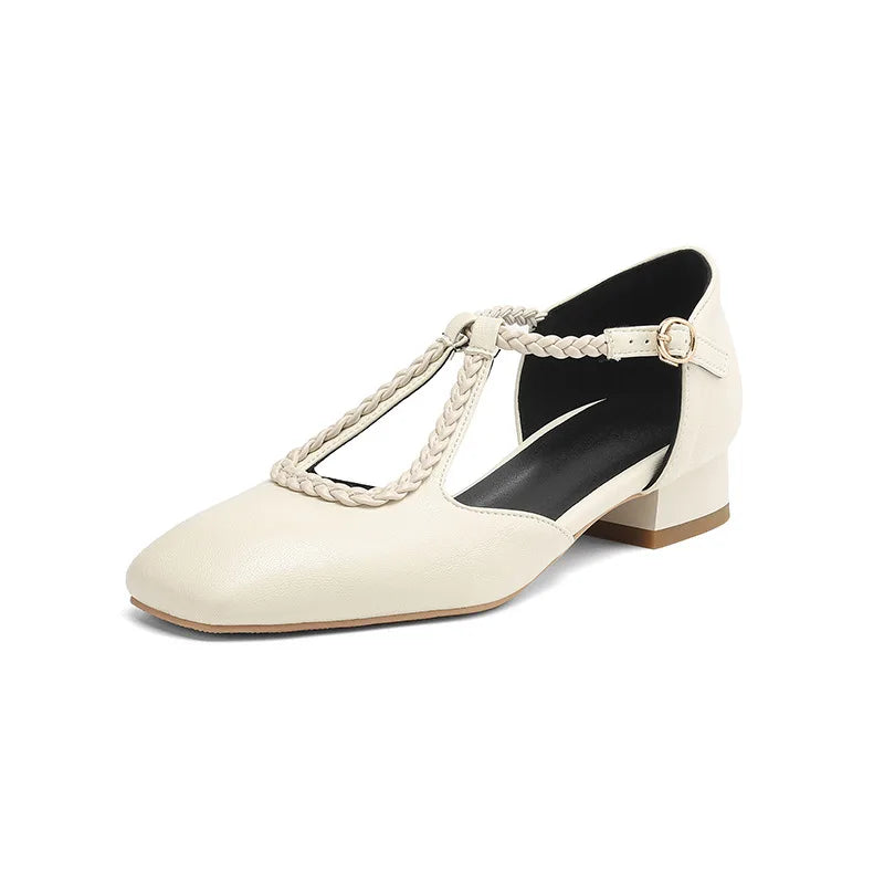 Van Delft Mode®| Retro Lederen Ballerina's