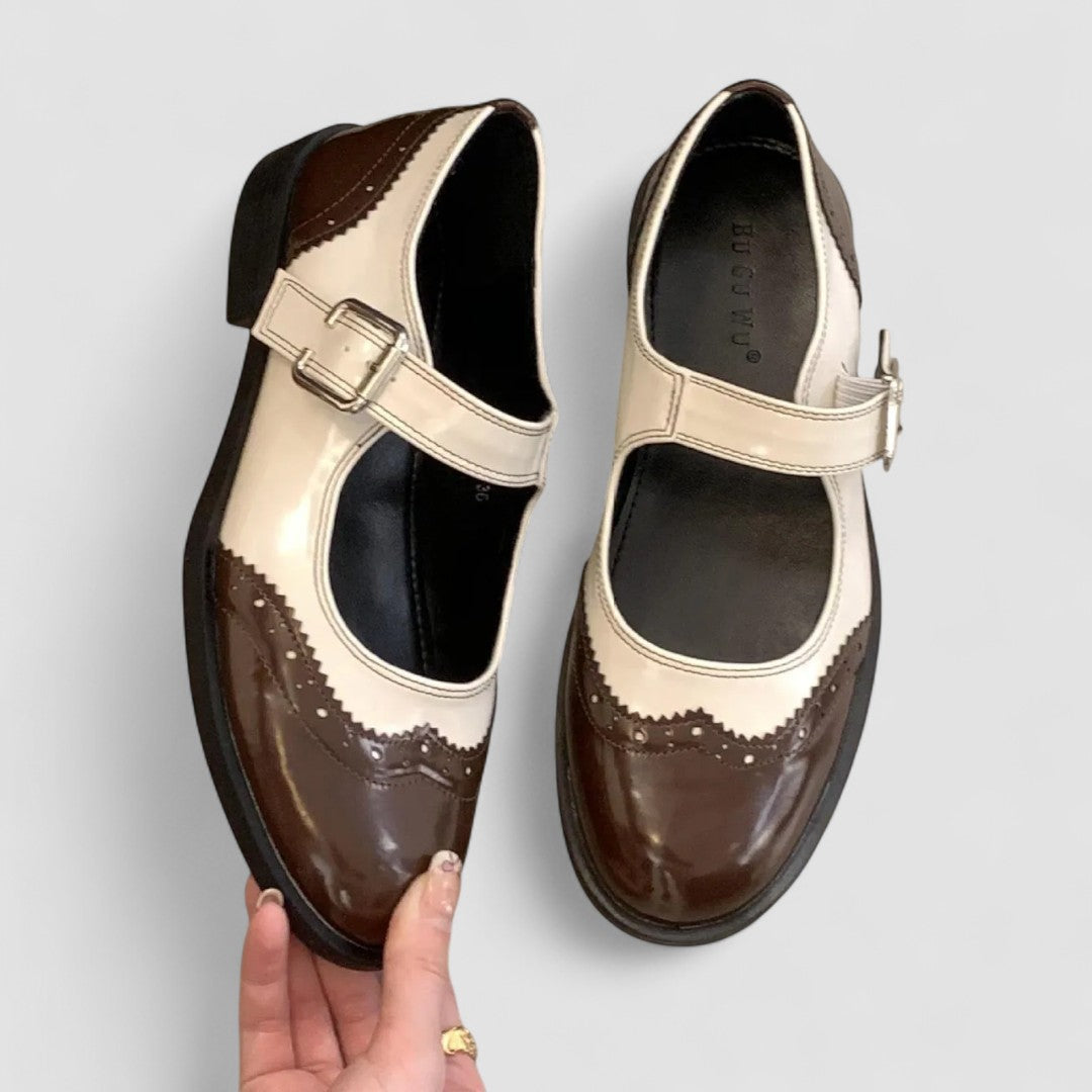 Van Delft Mode®| Tijdloze Mary Jane Schoenen