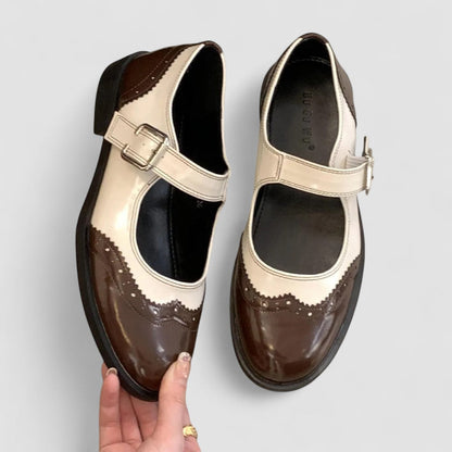 Van Delft Mode®| Tijdloze Mary Jane Schoenen