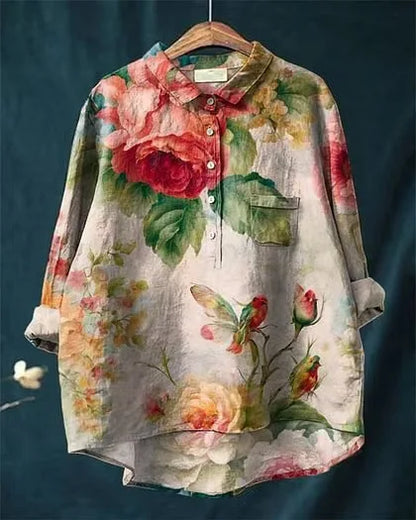 Van Delft Mode® | Luchtige comfortabele zomerblouse ( TIJDELIJK 1+1 GRATIS!)
