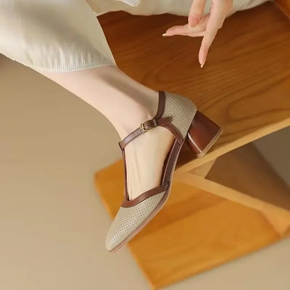 Van Delft Mode®| Mid-Hak Klassieke Schoenen