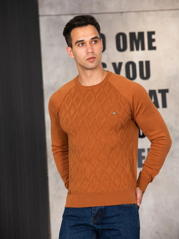 Van Delft Mode® | Herentrui Met Ruitdessin