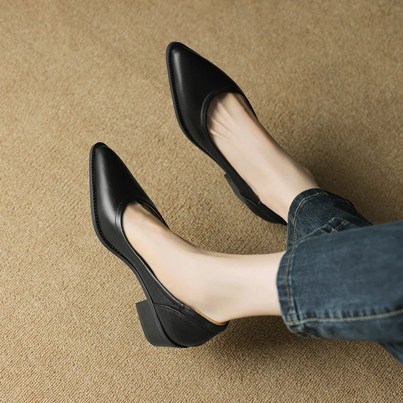 Van Delft Mode®| Elegante Mid-Hak Schoenen