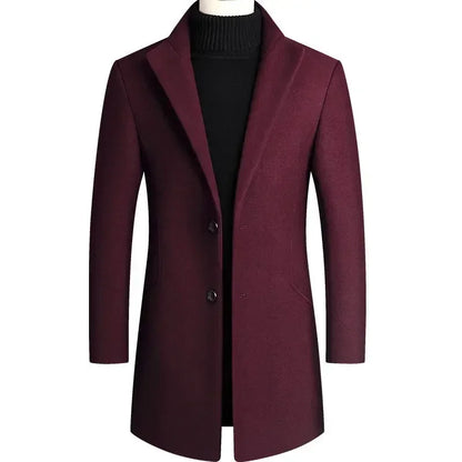 Van Delft Mode® | Kasjmier-wollen heren trenchcoat