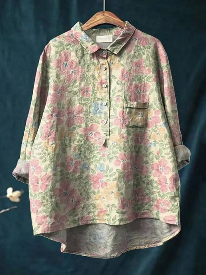Van Delft Mode® | Luchtige comfortabele zomerblouse ( TIJDELIJK 1+1 GRATIS!)