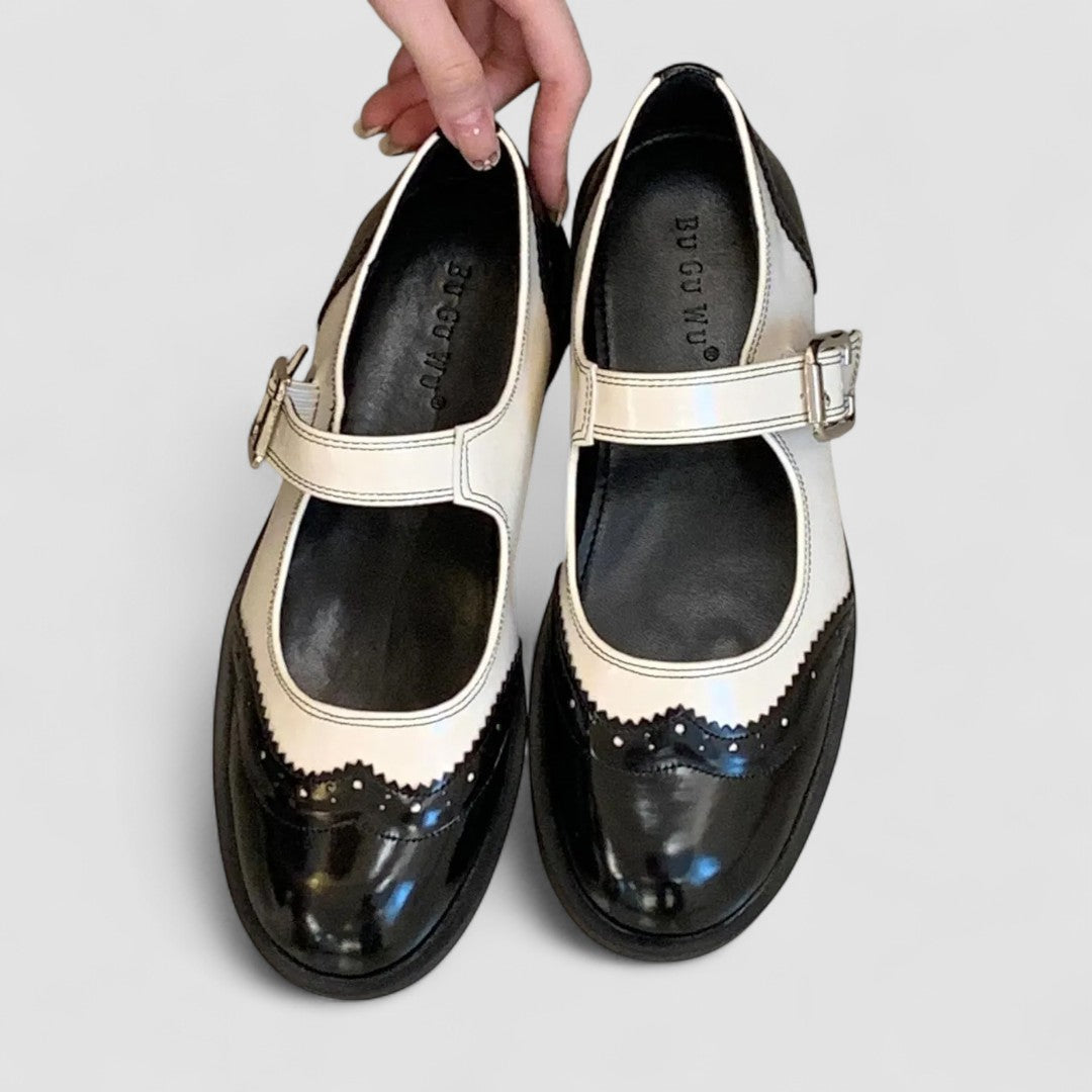 Van Delft Mode®| Tijdloze Mary Jane Schoenen
