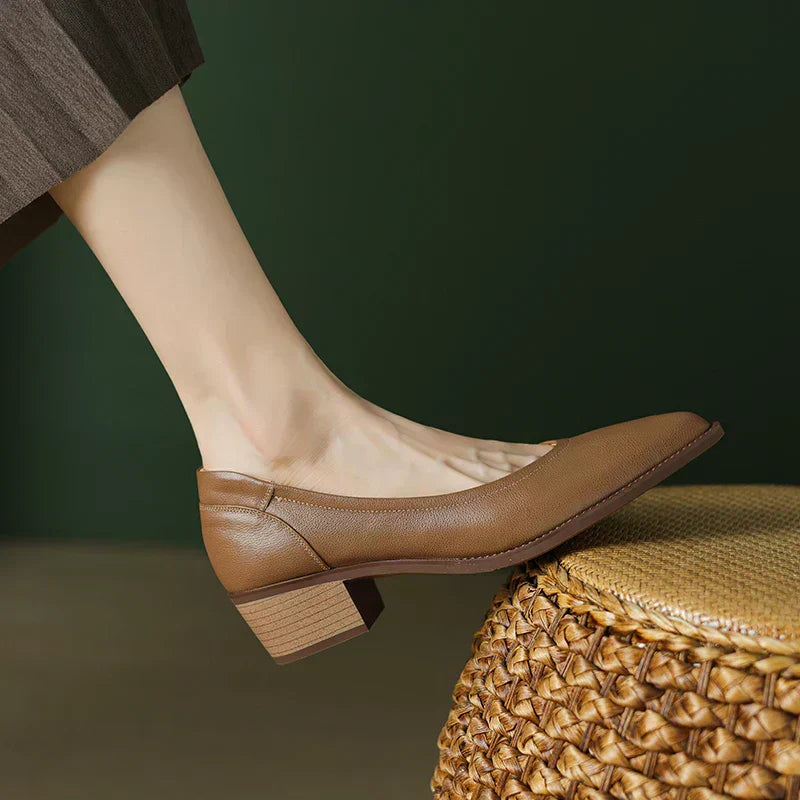 Van Delft Mode®| Elegante Mid-Hak Schoenen