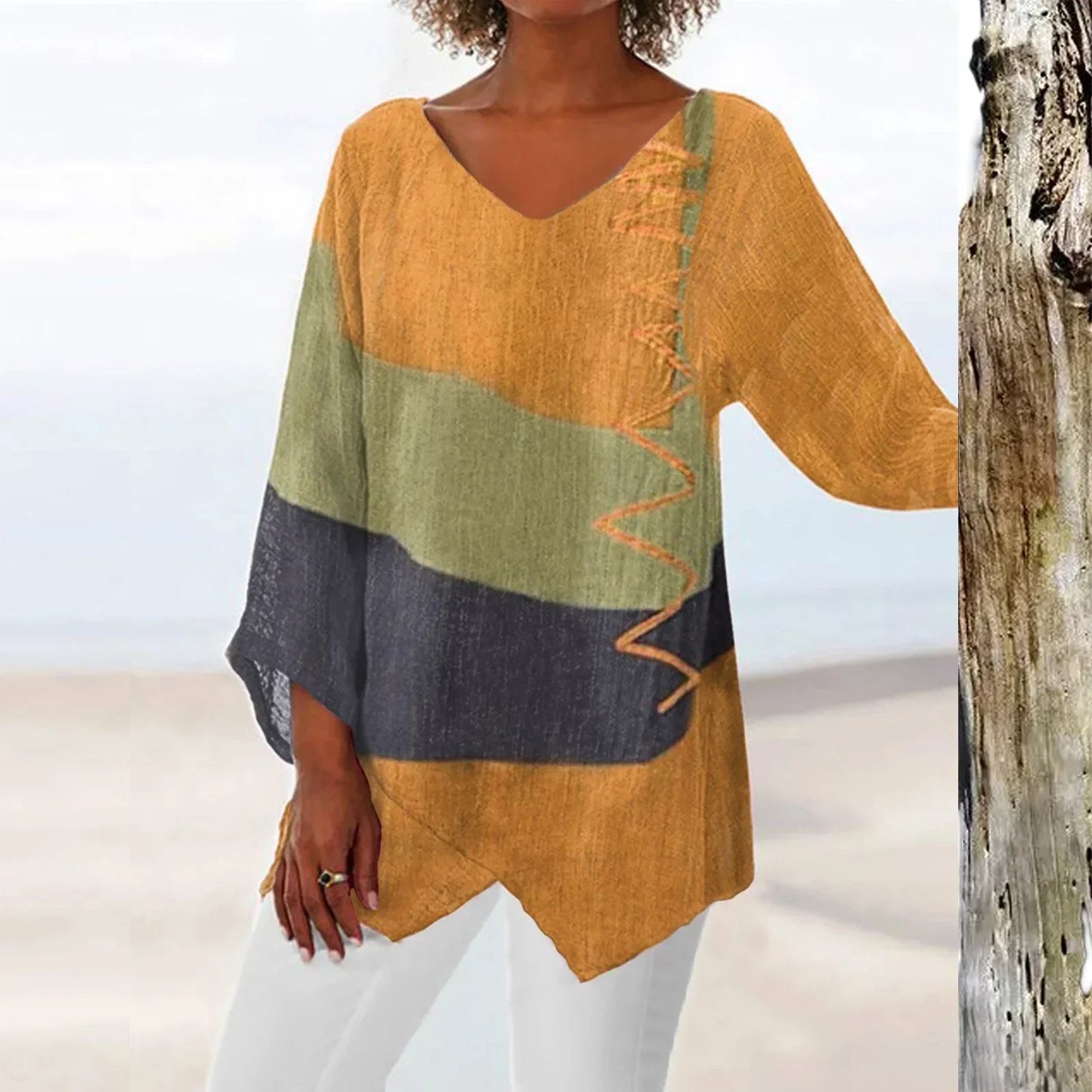 Van Delft Mode® | Elegante zomerblouse voor dames (TIJDELIJK 1+1 GRATIS!)