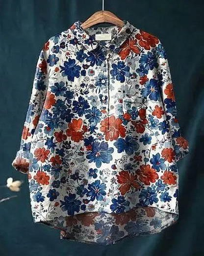 Van Delft Mode® | Luchtige comfortabele zomerblouse ( TIJDELIJK 1+1 GRATIS!)