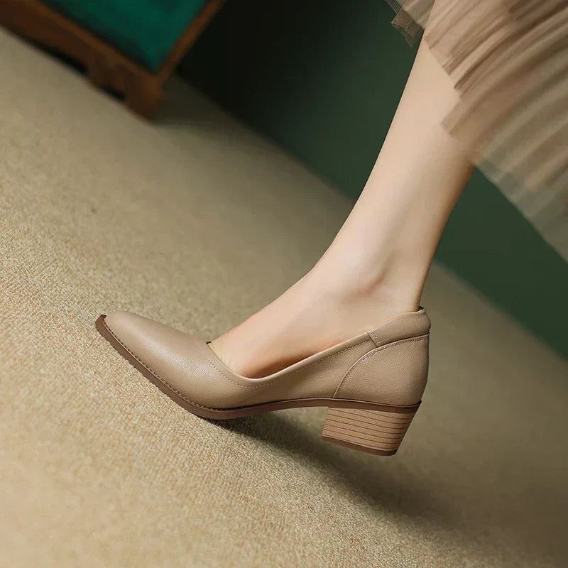 Van Delft Mode®| Elegante Mid-Hak Schoenen