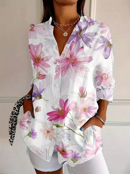 Van Delft Mode® | Kleurrijke blouse met speelse print