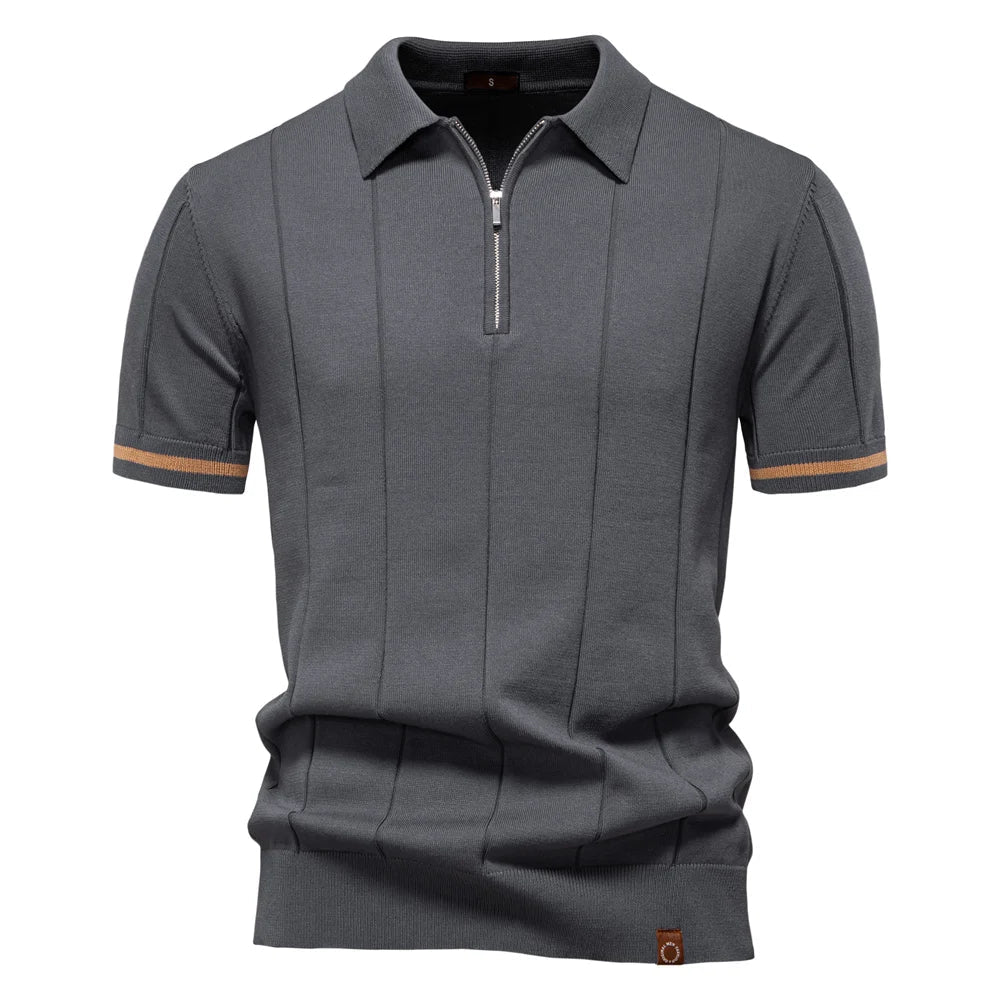 Van Delft Mode® | Zomerse Polo met Rits