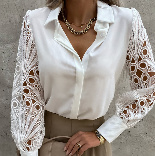 Van Delft Mode® | MODIEUZE KRAGENBLOUSE